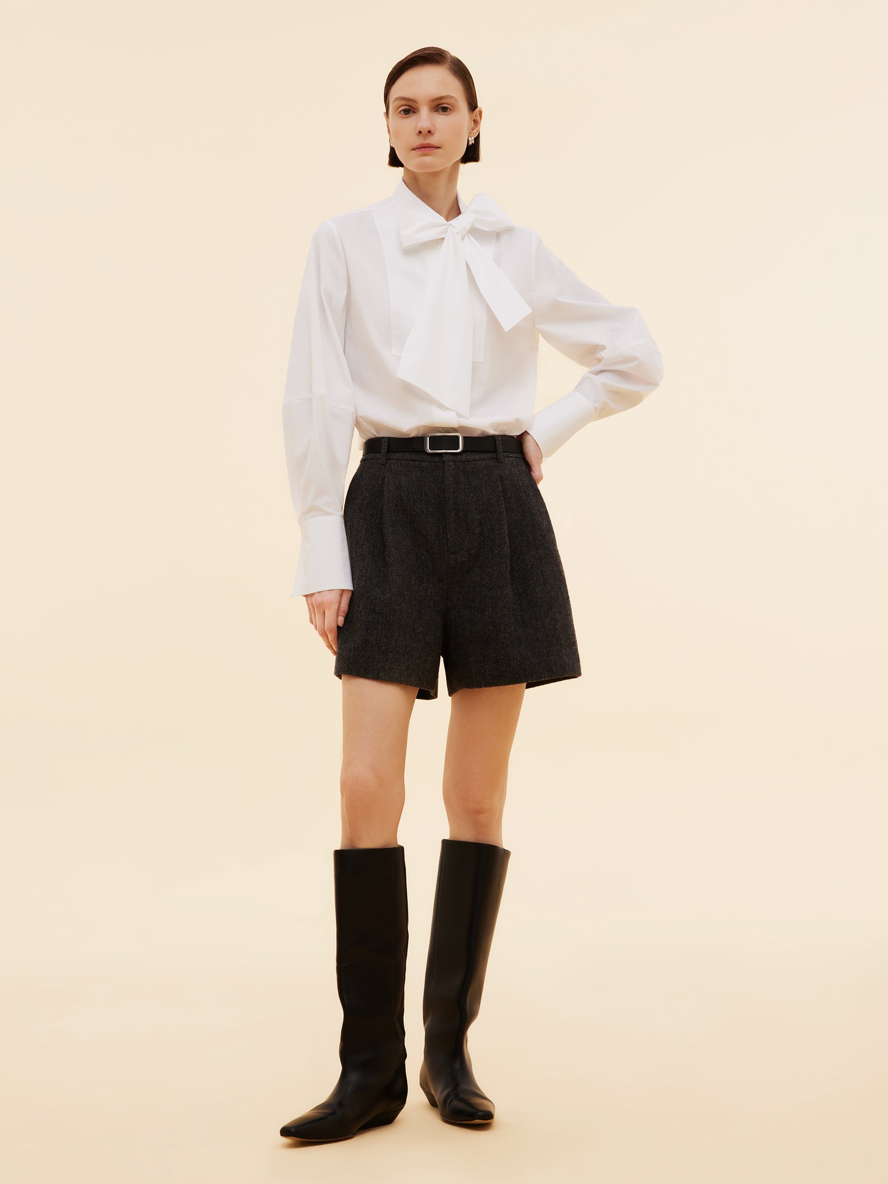 100% Washable Wool Women Shorts