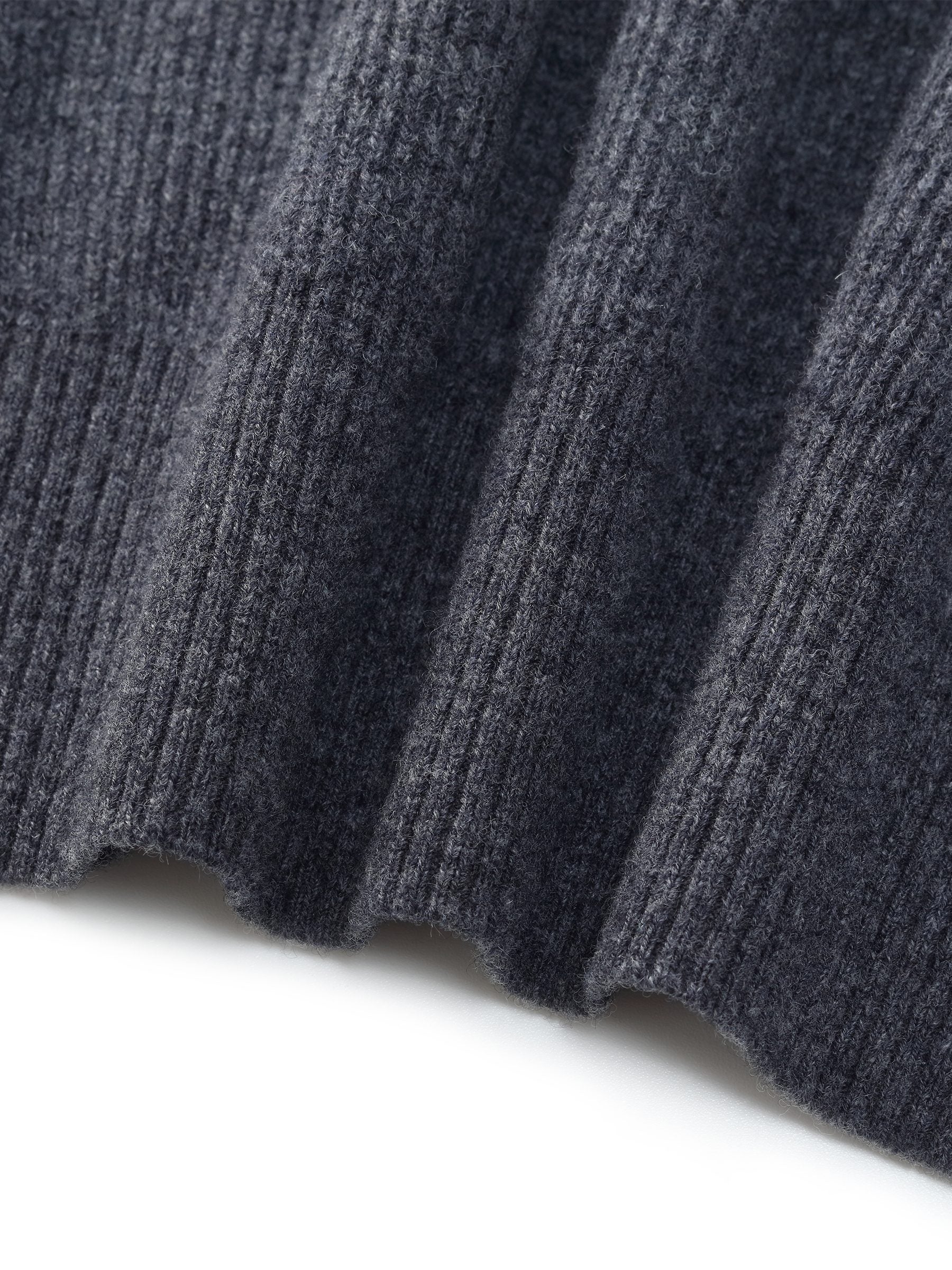 100% Wool Stitch Trim Women Knit Top