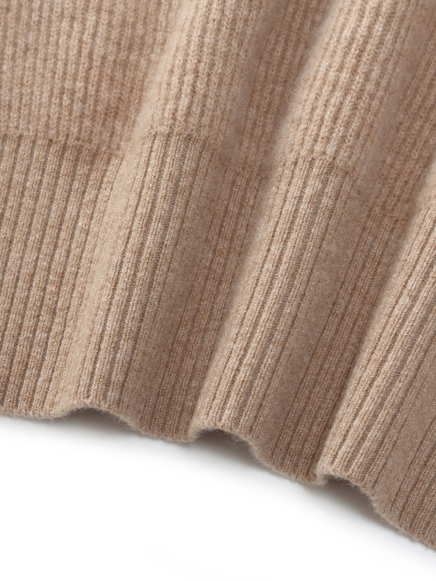 100% Wool Stitch Trim Women Knit Top