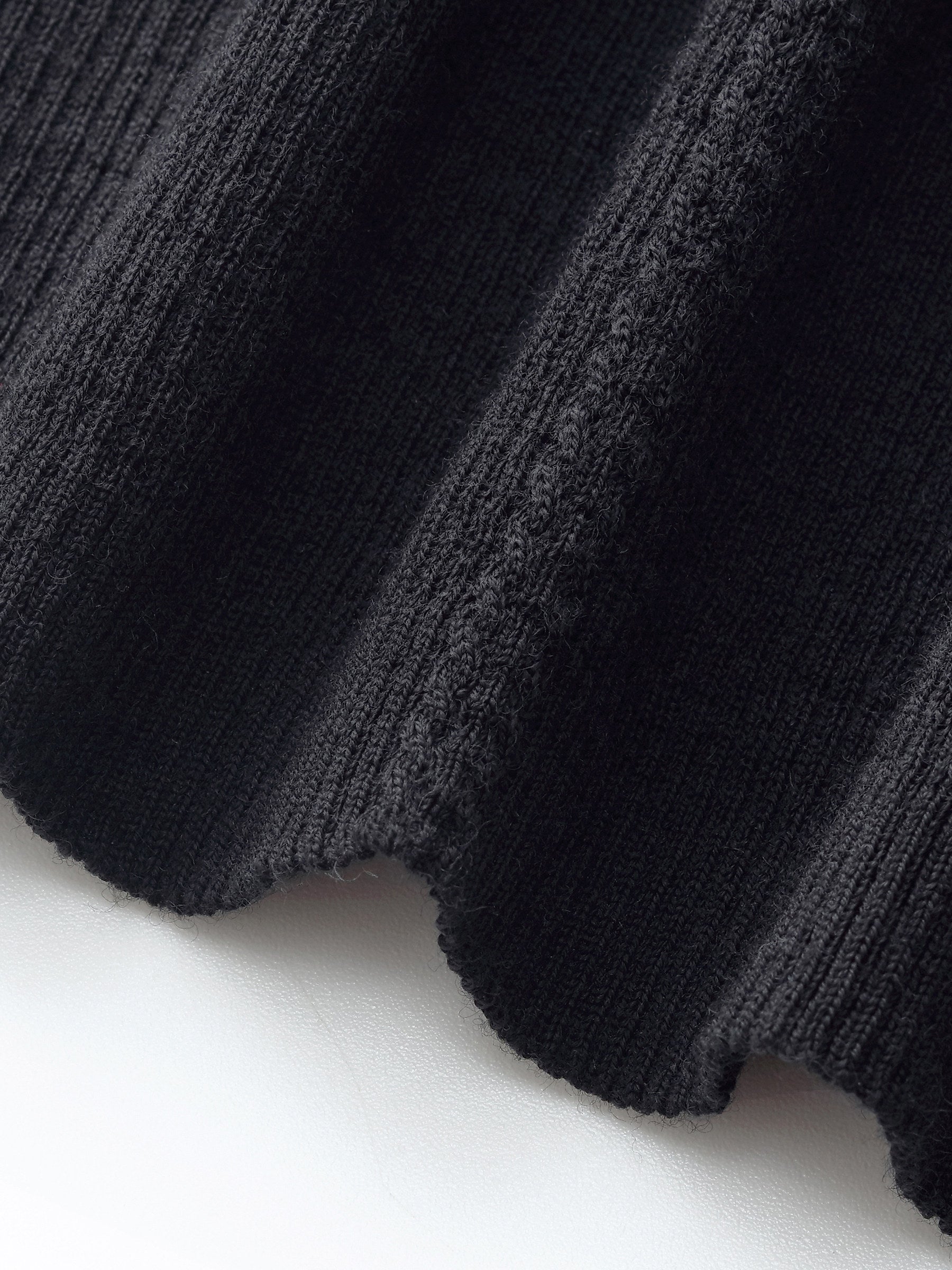 100% Machine Washable Wool Mock Neck Women Knit Top