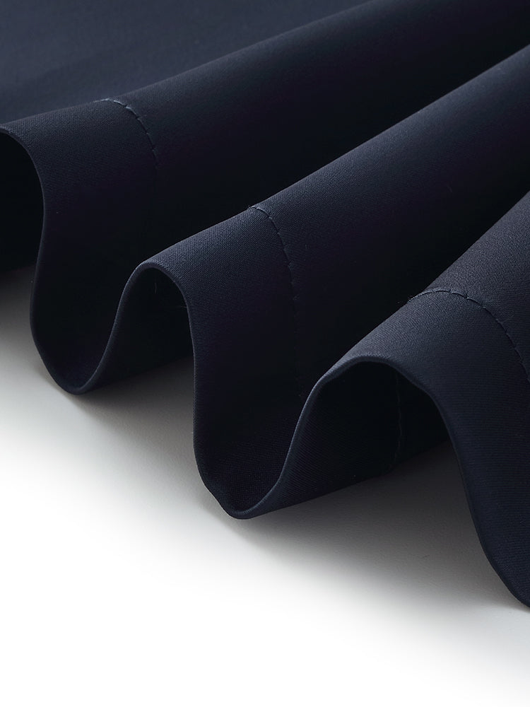 Triacetate 3/4 Ruched Sleeves Women Blazer